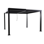 PERGOLA NATERIAL CLIMA BIOKLIMATSKA ALU 313X358 TEMNO SIVA