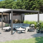PERGOLA NATERIAL CLIMA BIOKLIMATSKA ALU 313X358 TEMNO SIVA – dodatni pogled 6