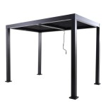 PERGOLA NATERIAL CLIMA ORIGIN BIOCLIMATIC ALU 313X198 TEMNO SIVA – dodatni pogled 1