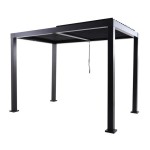 PERGOLA NATERIAL CLIMA ORIGIN BIOCLIMATIC ALU 313X198 TEMNO SIVA – dodatni pogled 2