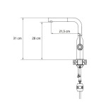 PIPA KUHINJSKA QUADRON ANGELINA ČRNA – crna