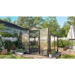 POLIKARBONATNI RASTLINJAK VITAVIA DEIMOS 5800 HKP10MM, ČRNA – crna