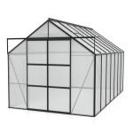 POLIKARBONATNI RASTLINJAK VITAVIA URAN 11500 HKP 4 MM ČRNA 246X257X445