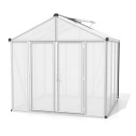POLIKARBONATNI RASTLINJAK VITAVIA ZEUS COMFORT 6200 HKP10MM 258X242X250