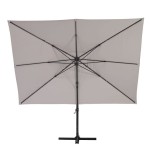 SENČNIK NATERIAL STRAN. AURA 290X390 RJAV ALU, JEKLO, 250G – sencnik