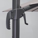 SENČNIK NATERIAL STRAN. AURA 290X390 RJAV ALU, JEKLO, 250G – sencnik