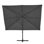 SENČNIK NATERIAL STRAN.AURA 290X390 T.SIV ALU, JEKLO, 250G – sencnik