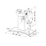 STENSKA KUHINJSKA NAPA FABER RAY SRM LED X/V SN A60 – dodatni pogled 1