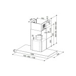 STENSKA KUHINJSKA NAPA FABER STILO COMFORT X A60 – dodatni pogled 1