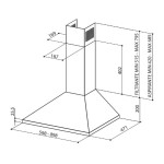 STENSKA KUHINJSKA NAPA FABER VALUE PB WH A60 – dodatni pogled 3