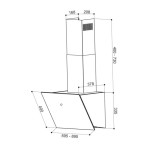 STENSKA KUHINJSKA NAPA FABER VRT BK A60 2LS – dodatni pogled 1