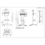 TV NOSILEC / VOZIČEK MANHATTAN 94-178 CM 50 KG – vozicek