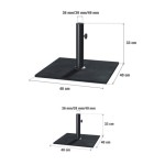 UMB. PODLOGA LAN JEKLO 25KG KV.40X40X33 TEMNO SIVA – dodatni pogled 2