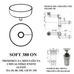 UMIVALNIK KOLPA SAN SOFT 380 KERROCK ON GLOSS – dodatni pogled 3
