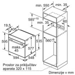 VGRADNA PEČICA BOSCH HBG7741W1 BELA – pecica
