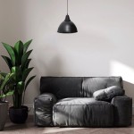 VISEČA SVETILKA RABALUX WILBOUR E24 60W D36 ČRNA – viseca crna