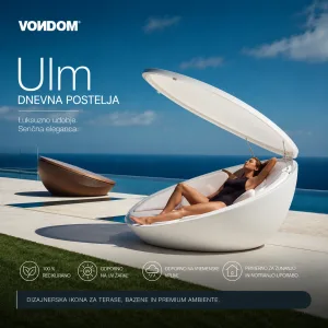 Vondom Ulm dnevna postelja – luksuzni daybed za terase in bazene