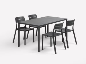 Vrtna miza PIAVE 140x80 -Antracit -Nardi - slika 4