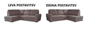 Kvalitetna raztegljiva sedežna garnitura LEVEL (različne barve) – sedezna razlicne meblar oblazinjeno