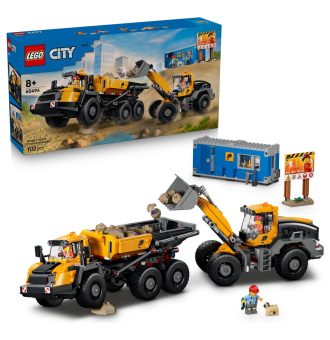 Poženi komplet za sestavljanje LEGO&reg; City Prekucni tovornjak in nakladalnik (60494)