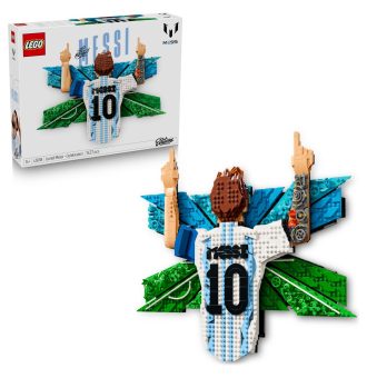 S kompletom za sestavljanje LEGO&reg; Editions Lionel Messi – izkazujemo čast (43018) za fante in dekleta