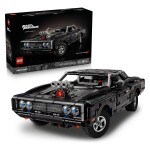 Razplamti duh dirkaških legend z modelom LEGO&reg; Technic Fast and Furious Avtomobil Dodge Charger R/T (42231) za odrasle.