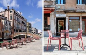 Vrtni stol DOGA BISTROT, agave – nardi