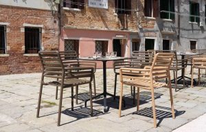Vrtni stol DOGA BISTROT, agave – nardi