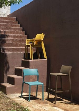 Vrtni stol TRILL Bistrot - grigio – nardi
