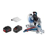 AKU. KROŽNA NAMIZNA ŽAGA BOSCH PROFESSIONAL GCM 18V-305 GDC 2X18V 5.5AH BATERIJE