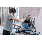 AKU. KROŽNA NAMIZNA ŽAGA BOSCH PROFESSIONAL GCM 18V-305 GDC 2X18V 5.5AH BATERIJE – krozna zaga