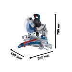 AKU. KROŽNA NAMIZNA ŽAGA BOSCH PROFESSIONAL GCM 18V-305 GDC – krozna zaga