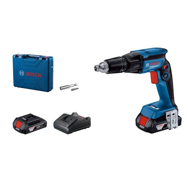 AKU. VIJAČNIK ZA SUHOMON. BOSCH PROFESSIONAL GTB 185-LI 2X 18V 2AH; KOVČEK AKU. VIJAČNIK ZA SUHOMON. BOSCH PROFESSIONAL GTB 185-LI 2X 18V 2AH; KOVČEK