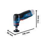 AKUMULATORSKI BRUSILNIK BOSCH PROFESSIONAL GWG 12V-50 S SOLO – dodatni pogled 1