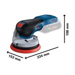 AKUMULATORSKI EKSCENTRIČNI BRUSILNIK GEX 18V-125 (SOLO) – ekscentricni