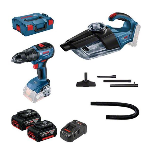 AKUMULATORSKI SET BOSCH PROFESSIONAL GSB 18V-50 + GAS 18V-1 AKUMULATORSKI SET BOSCH PROFESSIONAL GSB 18V-50 + GAS 18V-1
