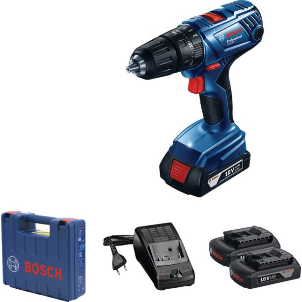 AKUMULATORSKI VRTALNIK BOSCH PROFESSIONAL GSR 180-LI 23 -DELNI KOMPLET SVEDROV AKUMULATORSKI VRTALNIK BOSCH PROFESSIONAL GSR 180-LI 23 -DELNI KOMPLET SVEDROV