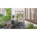 BALKONSKI RASTLINJAK VITAVIA POLIS HKP4MM STEEL FOUNDATION, ALU – dodatni pogled 3