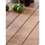 Barska miza SKIPPER 131X73 bela, sodoben in eleganten dizajn združuje trpežen prašno barvan aluminijast okvir s poliestrsko zaščito, ter mizno ploščo iz