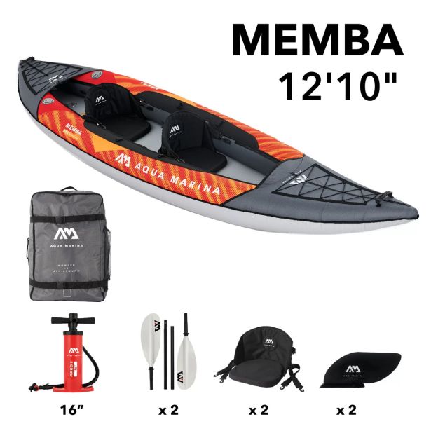 ČOLN AQUA MARINA KAJAK MEMBA-390 12'10" ZA 2 OSEBI ČOLN AQUA MARINA KAJAK MEMBA-390 12'10" ZA 2 OSEBI