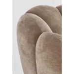Fotelj TULIP beige je eleganten in udoben. Okvir je narejen iz vezanega lesa. Ogloga je narejena iz mehke in udobne pene. Ima elegantno obliko tulipana,