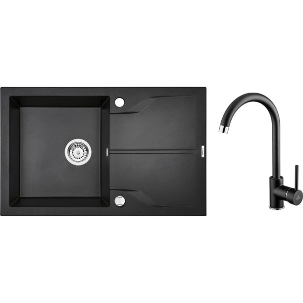 GRANITAL POMIVALNO KORITO DEANTE ANDANTE ZQNA G113 SET Z ARMATURO GRANITAL POMIVALNO KORITO DEANTE ANDANTE ZQNA G113 SET Z ARMATURO