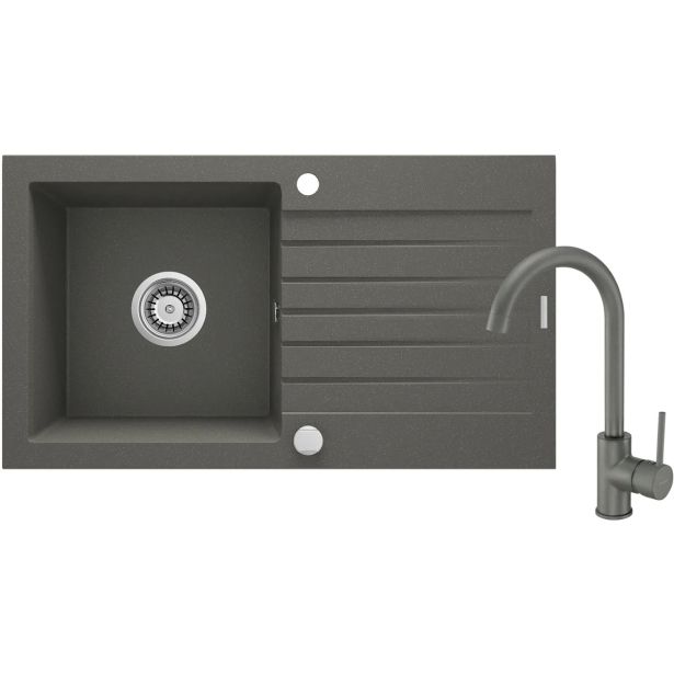GRANITAL POMIVALNO KORITO DEANTE ZORBA ZQZV T113 SET Z ARMATURO GRANITAL POMIVALNO KORITO DEANTE ZORBA ZQZV T113 SET Z ARMATURO