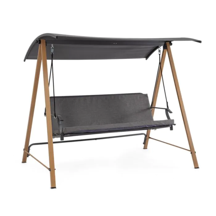 Gugalnica ICARO ICARO NAT-D.GREY SWING 3P W-CUSH