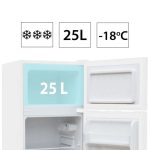 HLADILNIK IN ZAMRZOVALNIK MANTA MM545D 88 L, BEL – dodatni pogled 3