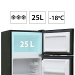 HLADILNIK IN ZAMRZOVALNIK MANTA MM545D 88 L, ČRN – crn