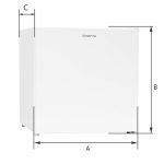 HLADILNIK MANTA MM515P MINI, 46 L, BEL – dodatni pogled 2