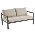 KAVČNA GARNITURA ORIS II ALU/EUC SOFA2P+2AC+MIZA D.GR/BEŽ BLAZINA – kavcna alueuc sofa2p2acmiza grbez