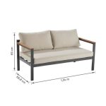KAVČNA GARNITURA ORIS II ALU/EUC SOFA2P+2AC+MIZA D.GR/BEŽ BLAZINA – kavcna alueuc sofa2p2acmiza grbez