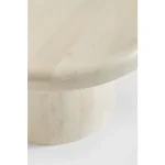 Klubska mizica LOPEZ D75 je narejena iz mangovega lesa v beli barvi. Barva: Bela Material: Mangov les Dimenzije: širina: Ø75cm višina: 40cm